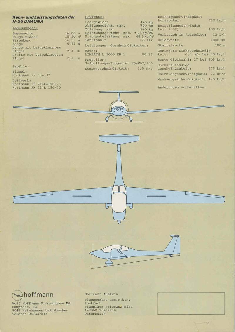 Hoffman Dimona H-36 